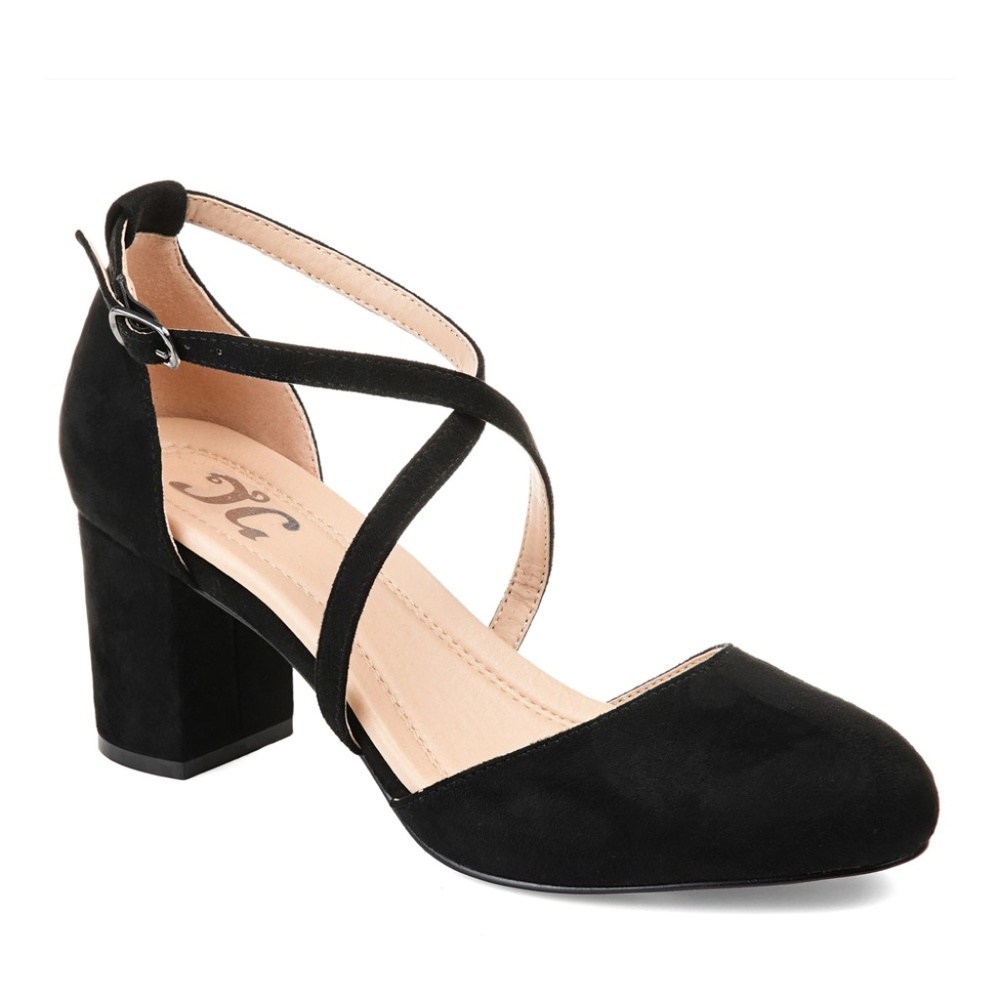 Journee Women's Black Foster Pump Size 10